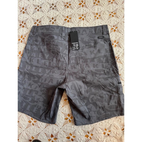 Oakley Golf Transition Ransom Shorts Mens Sz 36 Collage Uniform Grey - Picture 5 of 5